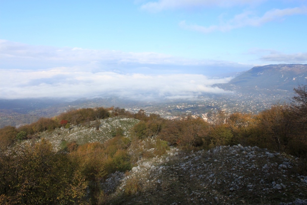 Monti Affilani  Sulla Cima di Monte della Croce (1158 m)